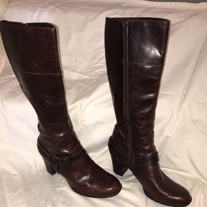 Born “Brittney” distressed tall boot.